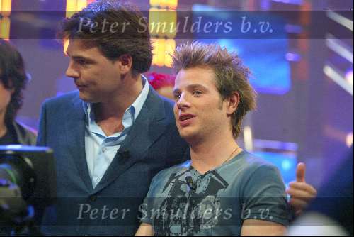 Hilversum 13 maart 2004
Finale Idols in studio 22 in Hilversum.
Robin Idols