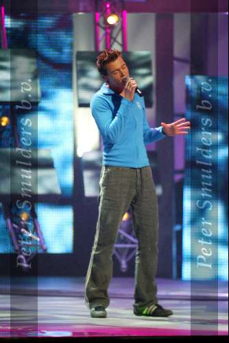 Hilversum 6 maart 2004
Idols in studio 22. Ron Idols
Eerste finale ronde 2004