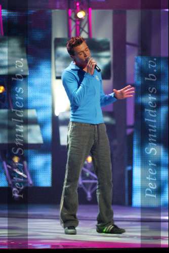Hilversum 6 maart 2004
Idols in studio 22. Ron Idols
Eerste finale ronde 2004