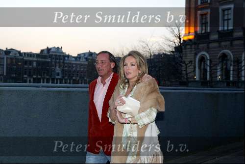 Amsterdam 30 maart 2004
Theo Dietz met vrouw Mariska