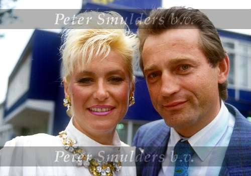 1987 Vanessa ( Connie Breukhoven ) met haar nieuwe vriend Hans Breukhoven van Free Records