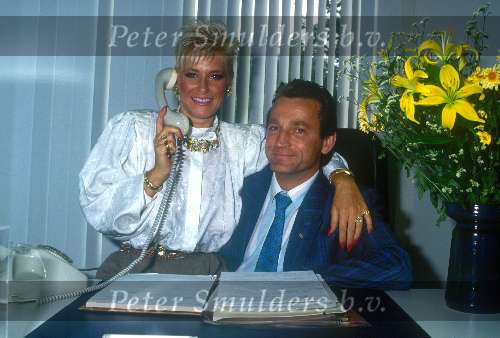 Vannessa,    Connie v Breukhoven met haar nieuwe vriend Hans Breukhoven 1987