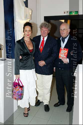Wernhout 28 maart 2003
Princess Model of the year verkiezing.
Willibrord Frequin met vriendin en Pim Juffermans