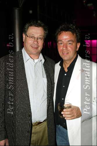 Amsterdam 3 maart 2004
Presentatie nieuw magazine Jacky in Jimmy Woo.
Yves Hyrath en Paul Asscher