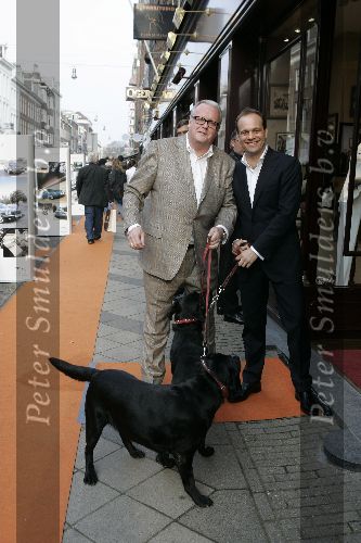 Amsterdam 26 maart 2005
Guus Verstraete en Carlo Boszhard met honden