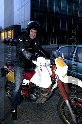 Amsterdam 23 maart 2005
Premiere Gumboots in theater fabriek.
Daniel Boissevain op moter
