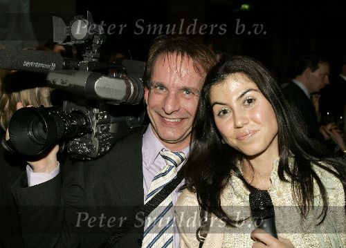 Amsterdam 12 maart 2005
Modeshow Mart Visser in het hilton.  
Johan Vlemmix en Graziella Ferraro