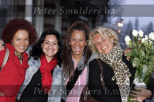 Amsterdam 25 maart 2005
Patty Brard viert 50e verjaardag met Francis (big Diet) en nog 2 vriendinnen bij Quartier Sud