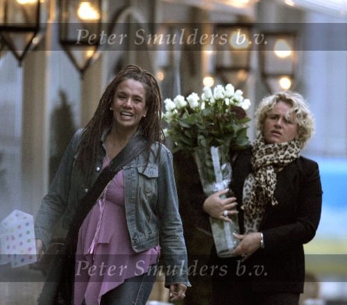 Amsterdam 25 maart 2005
Patty Brard viert 50e verjaardag met Francis (big Diet) en nog 2 vriendinnen bij Quartier Sud