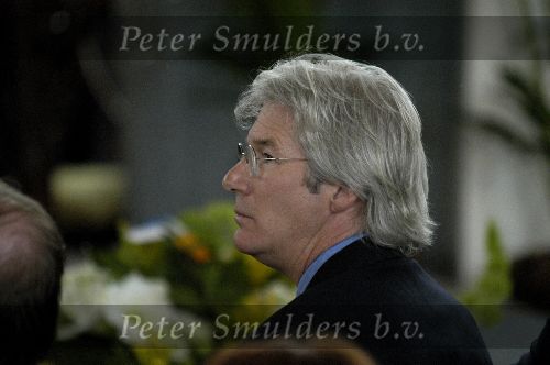 Vlaardingen, 12 Maart 2005 Richard Gere , bekend filmacteur en voor zitter van het ICT