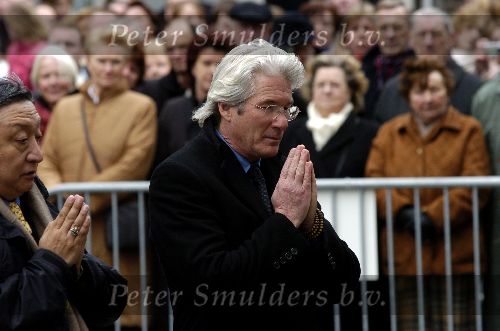 Vlaardingen, 12 Maart 2005 Richard Gere , bekend filmacteur en voor zitter van het ICT