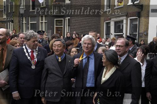 Vlaardingen, 12 Maart 2005 Richard Gere , bekend filmacteur en voor zitter van het ICT