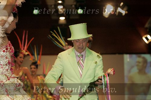Amsterdam 7 maart 2005
Modeshow Ronald Kolk in hotel Krasnapolsky.
Ronald Kolk met hoed