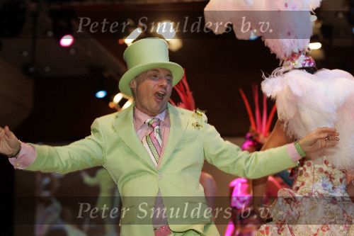Amsterdam 7 maart 2005
Modeshow Ronald Kolk in hotel Krasnapolsky.
Ronald Kolk met hoed