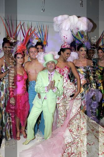 Amsterdam 7 maart 2005
Modeshow Ronald Kolk in hotel Krasnapolsky.
Ronald Kolk met hoed