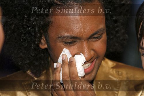 Hilversum 3 februari 2006
Opnames idols vanuit studio 21.
Aaron huilend