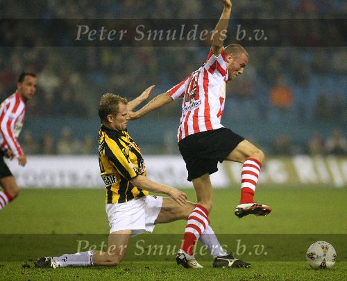 Arnhem, 24 Maart 2006 Kompetitiewedstrijd Vitesse-Sparta, eindstand 3-1 Seizoen 2005/2006
Remco v d schaaf
