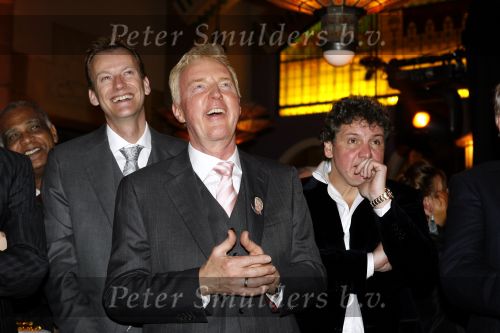 Amsterdam 19 februari 2007
Andre v Duin viert zijn 60e verjaardag in het american hotel. Heel bekend nederland was aanwezig. Andre met Martin en Rene Froger