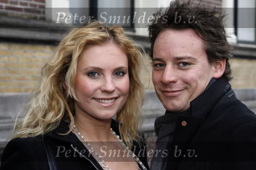 Amsterdam 4 maart 2007
Cas jansen en Annelieke Bouwers bij modeshow van Frans Molenaar in het Amstel Hotel.