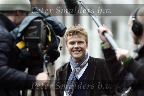 Amsterdam 14 februari 2007
Bastiaan Ragas wordt de dag na de geboorte van zijn dochter geinterviewd door tv camera
