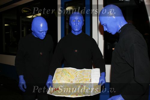 Amsterdam 21 februari 2007
Premiere Dreamgirls in Tuschinski. Blue man group  
Peter Smulders bv