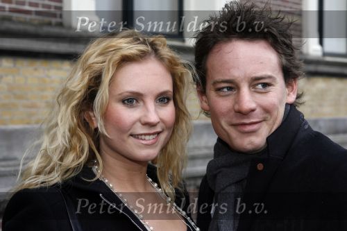 Amsterdam 4 maart 2007
Cas jansen en Annelieke Bouwers bij modeshow van Frans Molenaar in het Amstel Hotel.