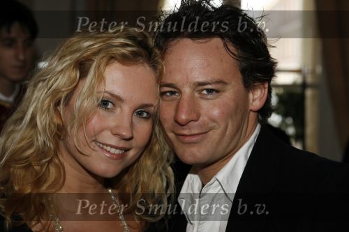Amsterdam 4 maart 2007
Cas jansen en Annelieke Bouwers bij modeshow van Frans Molenaar in het Amstel Hotel.