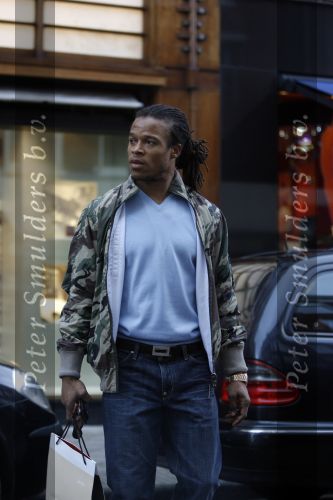 Amsterdam 13 februari 2007
Edgar Davids aan het winkelen op de pc hooftstraat.
