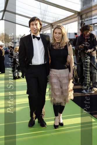 Hilversum 12 maart 2007
Feest voor de 65 e verjaardag van Joop v d Ende in studio 21. Elle v Rijn met man Kaja Wolfers