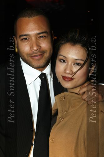 Amsterdam 6 maart 2007
Premiere La Vie en Rose  i Tuschiski. Everon Jackson Hooi met vriendin
