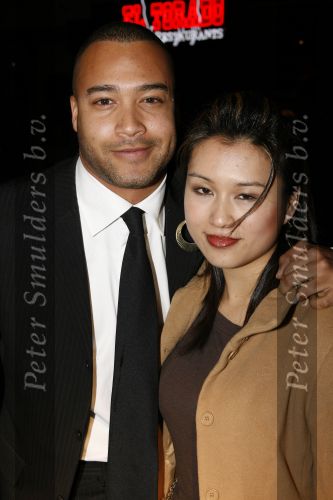 Amsterdam 6 maart 2007
Premiere La Vie en Rose  i Tuschiski. Everon Jackson Hooi met vriendin
