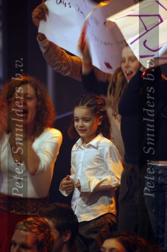 Hilversum 17 maart 2007
Eerste aflevering van So you wannabe a popstar van sbs 6. fajah Lourens haar dochter