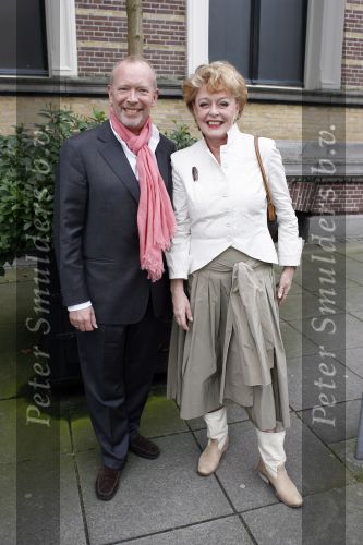 Amsterdam 4 maart 2007
Modeshow Frans Molenaar in het Amstel Hotel. Marianne v Wijnkoop en Frans Mulder