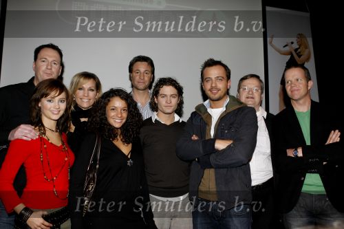 Amsterdam 1 maart 2007
Presentatie van de deelnemerers van het nieuwe sbs6 programma So you wannabe a Popstar in paradiso. Jochem v gelder Monique v d Werff Hilbrand Nawijn Tanja Jess Erik Hulzebosch Geert Hoes Sascha Visser Fajah Lourens en Viktor Brand