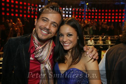 Hilversum 16 maart 2007
Opnames sbs6 programma So you wannabe a popstar. Fajah Lourens en  geert Hoes
