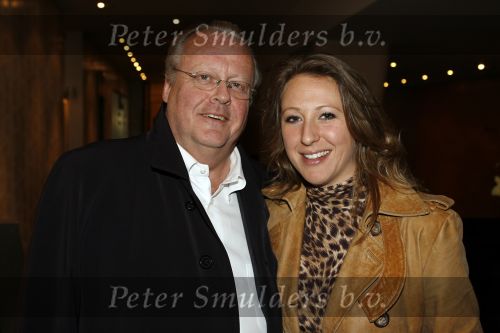 Amsterdam 17 maart 2007
Modeshow Mart Visser in het hilton.Guus Verstraete met zijn dochetr Celeste