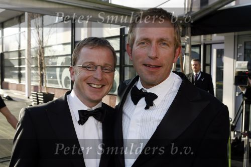 Hilversum 12 maart 2007
Feest voor de 65 e verjaardag van Joop v d Ende in studio 21. harm Edens met vriend
