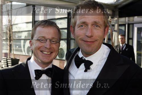 Hilversum 12 maart 2007
Feest voor de 65 e verjaardag van Joop v d Ende in studio 21. harm Edens met vriend