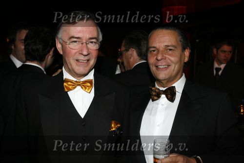 Eindhoven 4 februari 2007
Optreden tatjana bij feest in Dorint Hotel.  Harrie v d Moesdijk met de burgemeester van Eindhoven