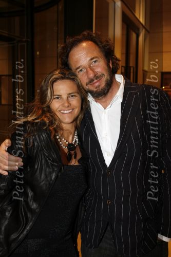 Amsterdam  17 maart 2007
Modeshow Mart Visser in het hilton in amsterdam. Herman Heinsbroek met zijn vrouw Judith