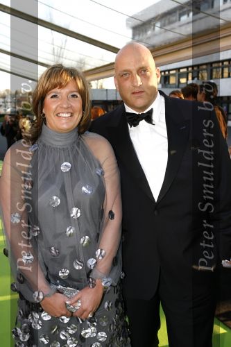 Hilversum 12 maart 2007
Feest voor de 65 e verjaardag van Joop v d Ende in studio 21. Herman den Blijker met vrouw