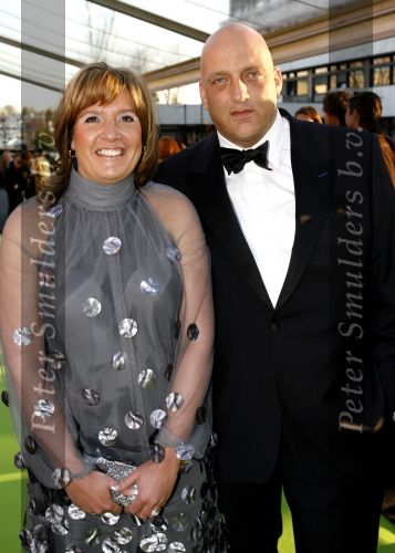 Hilversum 12 maart 2007
Feest voor de 65 e verjaardag van Joop v d Ende in studio 21. Herman den Blijker met vrouw