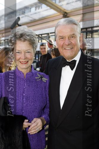 Hilversum 12 maart 2007
Feest voor de 65 e verjaardag van Joop v d Ende in studio 21. Jaap Rost Onnes met zijn vrouw Mary