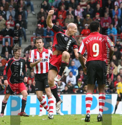 Eindhoven, 18 Maart 2007 Kompetitiewedstrijd PSV-AJAX, eindstand 1-5 Seizoen 2006/2007
Jaap Stam