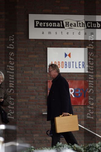 Amsterdam 19 februari 2007
Jack Spijkerman op weg naar de sportschool.