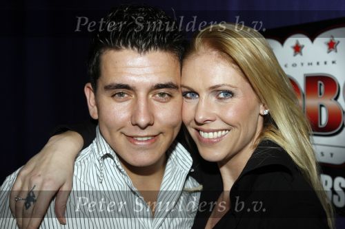 Uitgeest 17 januari 2007
Feest Henk Geels in Bobs saloon. jan Smit met Nance Coolen