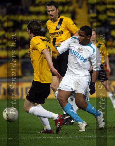 Breda, 28 Februari 2007
NAC-PSV, eindstand 3-0 Wedstrijd KNVB-beker 1/4 finale Seizoen 2006/2007
Jefferson Farfan