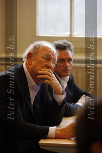 Amsterdam 9 maart 2007
Perspresentatie Ciske de Rat. Joop v d Ende en Henny Vrienten in de schoolbanken