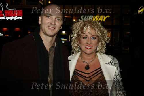 Amsterdam 21 februari 2007
Premiere Dreamgirls in Tuschinski. Karin Bloemen met haar man Marnix