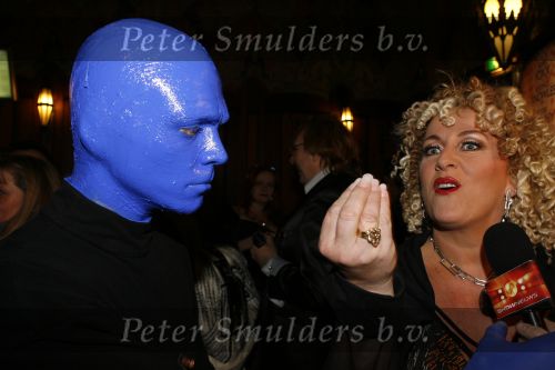 Amsterdam 21 februari 2007
Premiere Dreamgirls in Tuschinski. Blue man group en Karin Bloemen